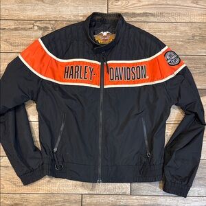Vintage Harley Davidson racing jacket.